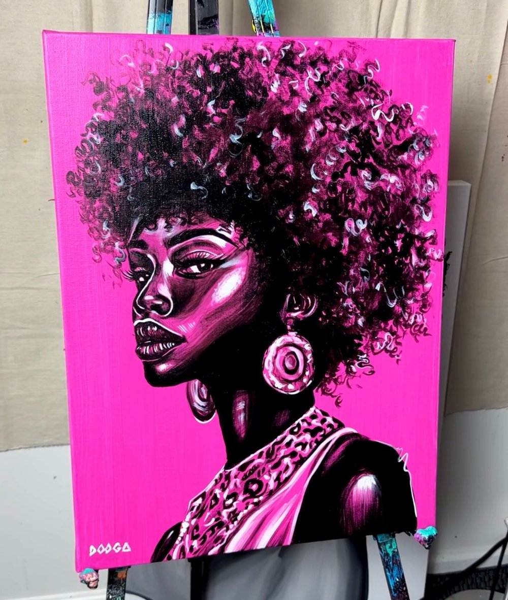 Image of Good Hair Day - Paper print