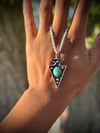 ArrowHead with Kingman turquoise necklace  