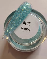 Image 1 of BLUE POPPY OR BLUE HYDRANGEA -Acrylic