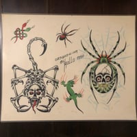 Image 1 of 1990 Rollo Mike Malone vintage laminated flash 11x14