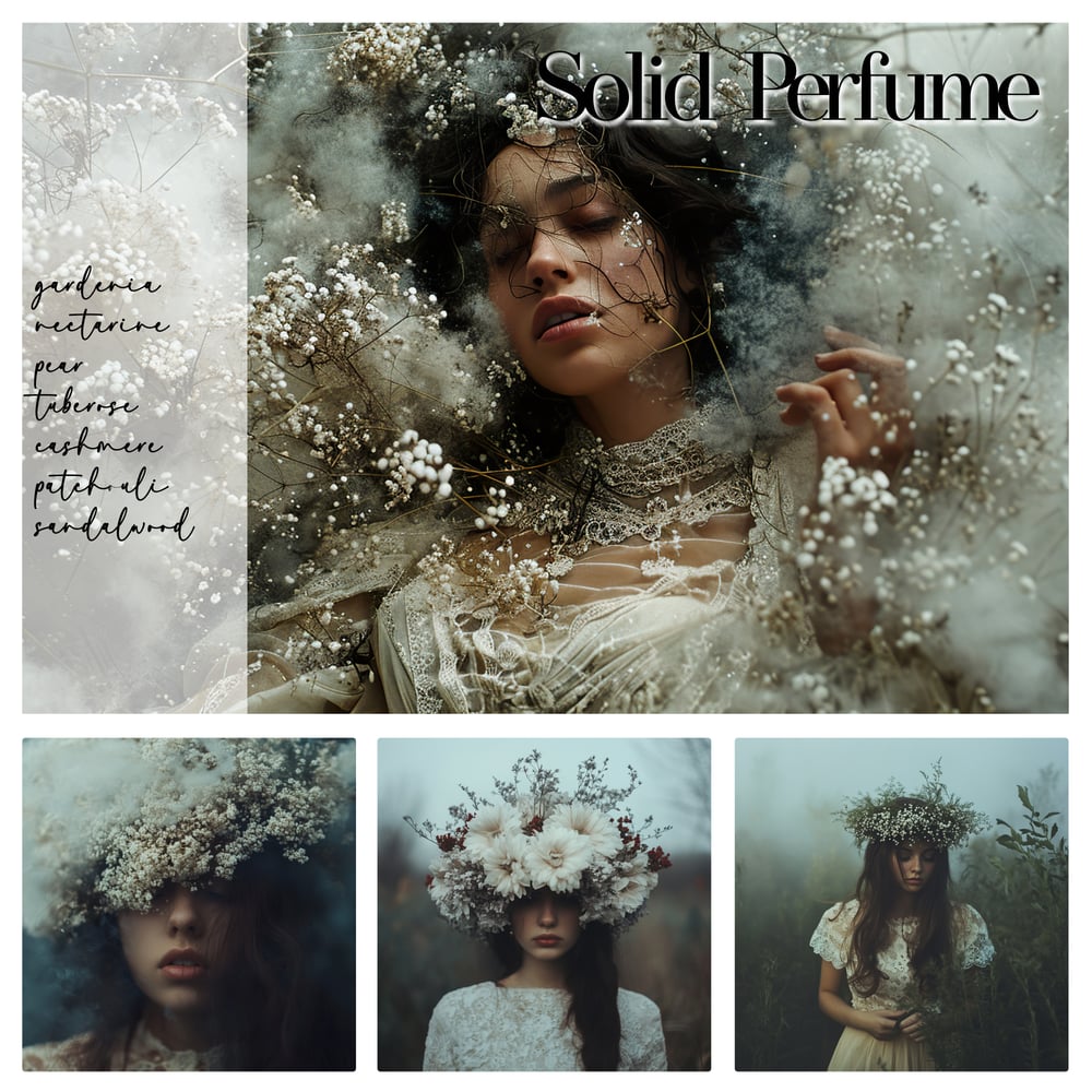 Image of SOLID PERFUME - Ghost Blossom Womens Perfume