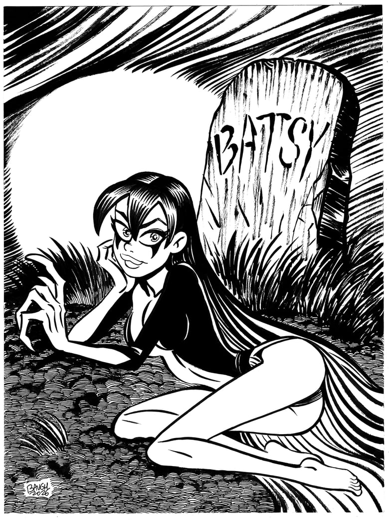 Image of CHEEKY BATSY! 2026 Original Art