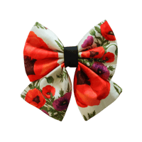 Image 1 of Remembrance Poppies Bow
