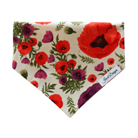 Image 1 of Remembrance Poppies Bandana