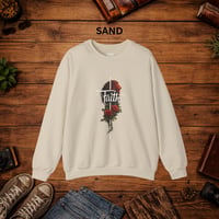 Image 9 of Faith Rose Sweatshirt — Christian Inspirational Floral Crewneck Sweatshirt 