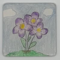Image 1 of Handmade Flower Magnet Drawing