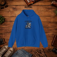 Image 4 of Fearless in Christ Hoodie — Lion & Cross Christian Pullover