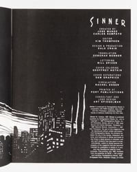 Image 2 of Sinner 1 by Jose Muñoz and Carlos Sampayo