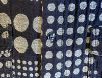 Image 4 of Japan Blue Jeans momotaro indigo dyed jacquard woven shirt, size S