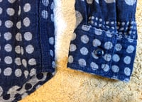 Image 5 of Japan Blue Jeans momotaro indigo dyed jacquard woven shirt, size S