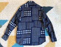 Image 6 of Japan Blue Jeans momotaro indigo dyed jacquard woven shirt, size S