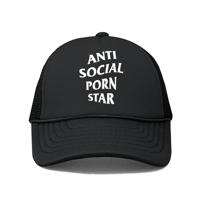 Image 1 of ANTI SOCIAL STAR MESH TRUCKER HAT