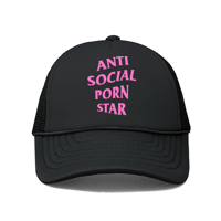 Image 3 of ANTI SOCIAL STAR MESH TRUCKER HAT