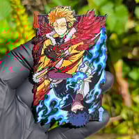 Image 1 of King of Hearts Pin (Black Swirlpearl Card)