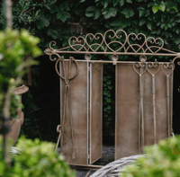 Image 1 of Amour Firescreen with Tools - Gold