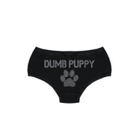 Image 2 of DUMB PUPPY RHINESTONE HIPSTER UNDIES