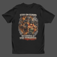 Image 1 of Stay On Guard Short Sleeve Print 1