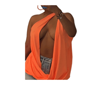 Sunset Flow Halter Top