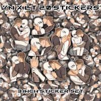 YNxLT 2.0 Stickers - 3" Vinyl Stickers