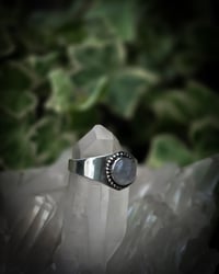 Image 2 of Wide band circle moonstone 