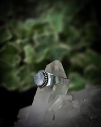 Image 3 of Wide band circle moonstone 