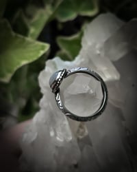 Image 2 of Oval moonstone with little ball details 