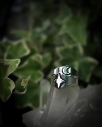 Image 4 of Wide band moon and star 