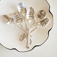 Image 2 of stamped silver jam/cream