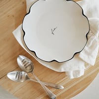 Image 2 of stamped serving spoon 