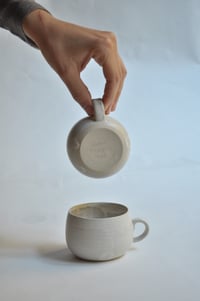 Image 3 of Espresso Cup – Matte White & Rose