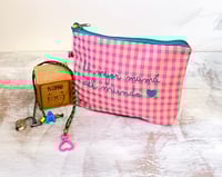 Image 3 of Monedero o neceser bordado  La mejor mamá del mundo