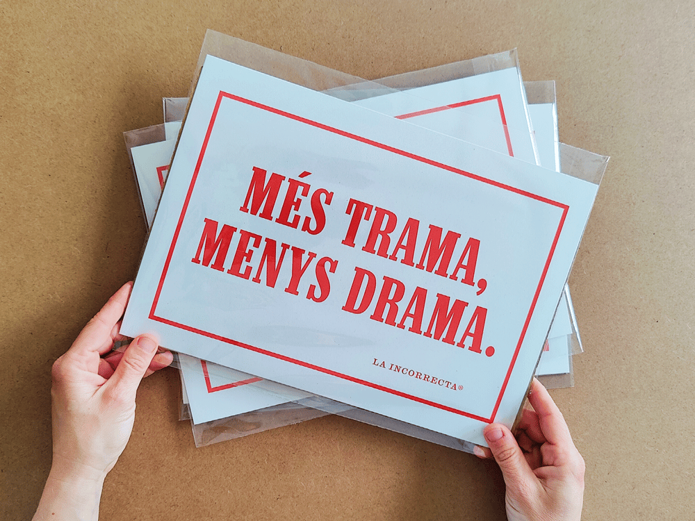 Image of Làmina - MÉS TRAMA, MENYS DRAMA