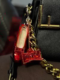 Image 4 of Dorothy’s ruby slipper bag charms The wizard of oz