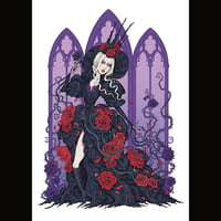Image 2 of The Beautiful Nightmare that knows her name - A4 art print