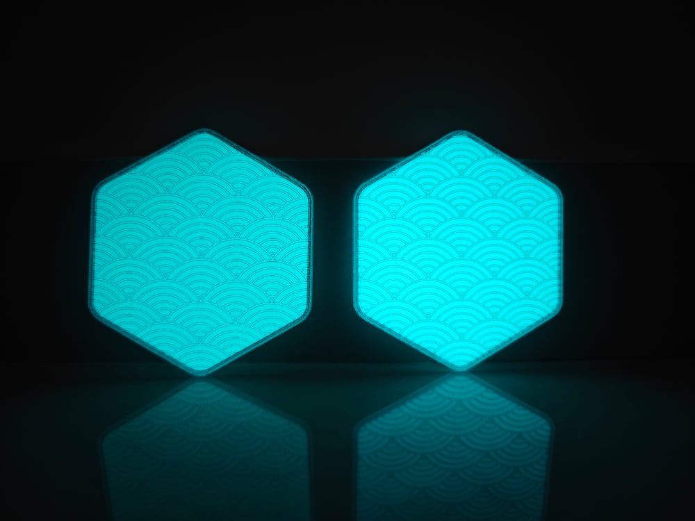 Image of Hex Seigaiha wave