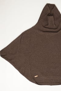Image 3 of merino butterfly sweater - mocha brown