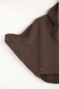 Image 2 of merino butterfly sweater - mocha brown