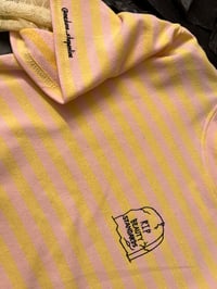 Image 4 of T-shirt crop maniche in pizzo I LOVE MY BODY