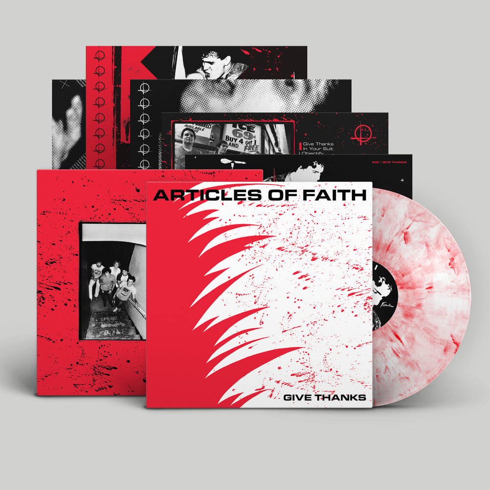 Image of <h4>ARTICLES OF FAITH</h4><h5> Give Thanks LP</h5><h6>Broken Warning Vinyl</h6>