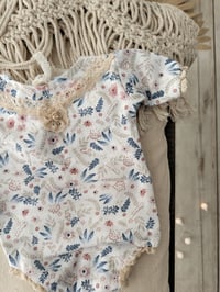 Image 2 of Newborn girl bodysuit for photoshoot | Zoe | floral