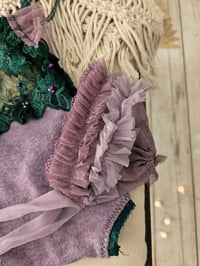 Image 3 of Photo prop | Newborn photoshooting set |  Zelda | purple | green