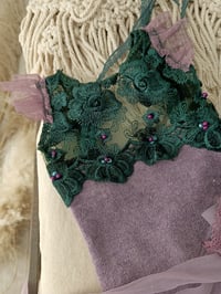 Image 4 of Photo prop | Newborn photoshooting set |  Zelda | purple | green