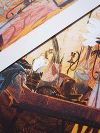 Image 5 of Badger in The Willows A3 Screenprint