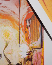 Image 4 of Badger in The Willows A3 Screenprint