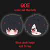 Ooe - Oosaki & Shimbashi - 58mm 3D plush Badge