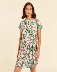 Image 2 of Vestido corto anudado kubiste de Pepaloves