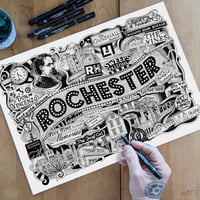 Image 1 of Rochester: Things to See and Do Art Print
