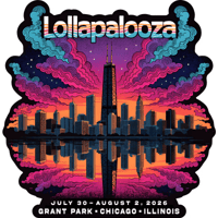 Unofficial Lollapalooza 2026 Sticker
