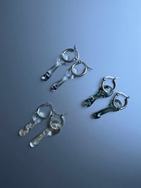 Image 1 of Teardrop Glass Earrings 
