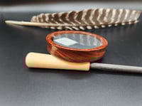 Image 2 of Padauk Pot Call. Glass over Slate #785